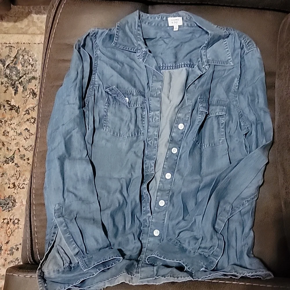 Button Up Blouse - Picture 1 of 2